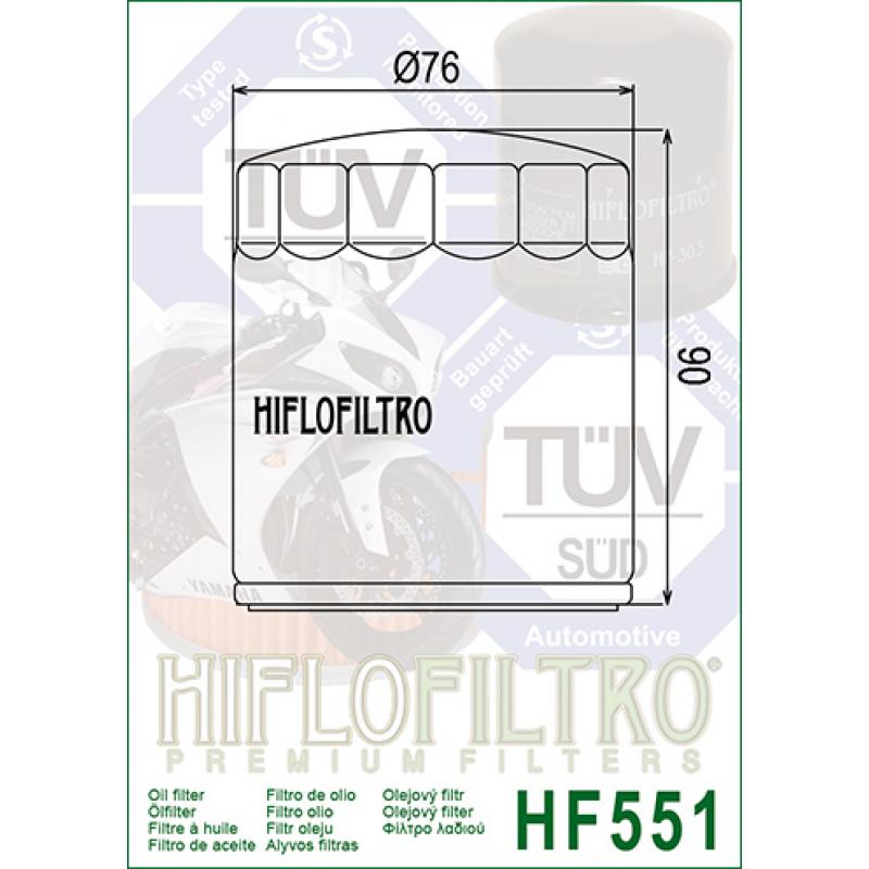 Фильтр масляный HIFLO HF551
